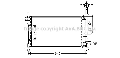 AVA QUALITY COOLING Radiaator,mootorijahutus FT2335